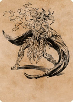 Livaan, Cultist of Tiamat Art Card [Commander Legends: Battle for Baldur's Gate Art Series]-1