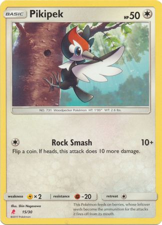 Pikipek (15/30) [Sun & Moon: Trainer Kit - Lycanroc]-1