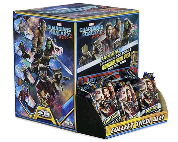 Marvel HeroClix Guardians of the Galaxy V2 Gravity Feed DISPLAY (24)-1