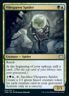 Vilespawn Spider [Innistrad: Crimson Vow]-1