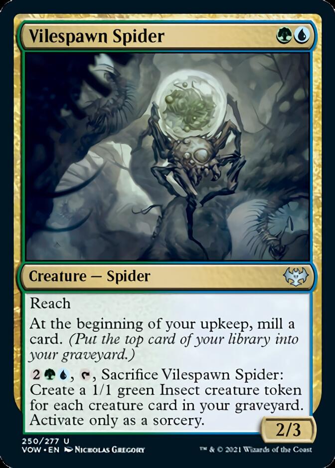 Vilespawn Spider [Innistrad: Crimson Vow]-1