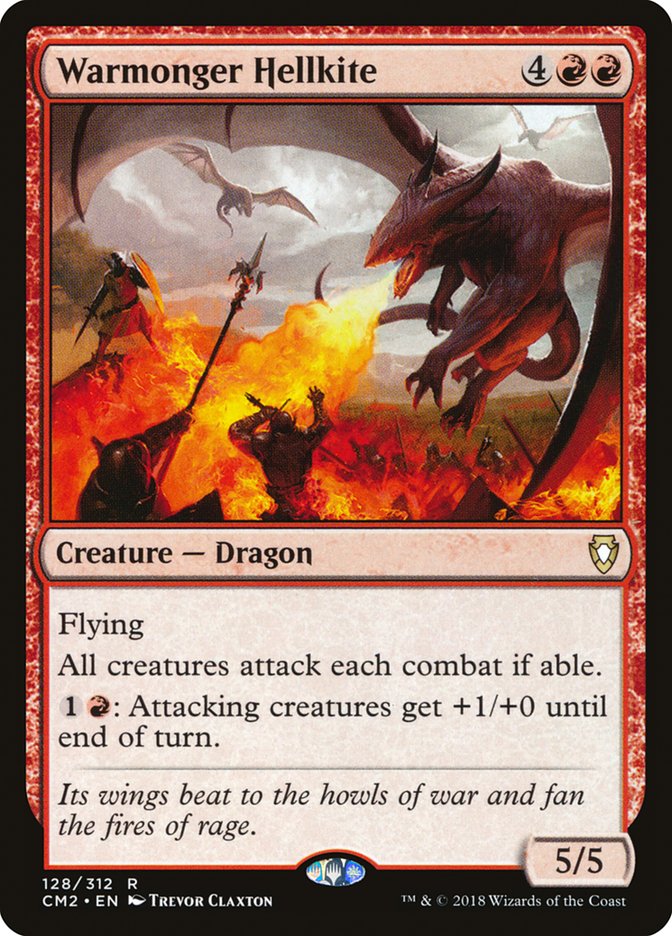 Warmonger Hellkite [Commander Anthology Volume II]-1