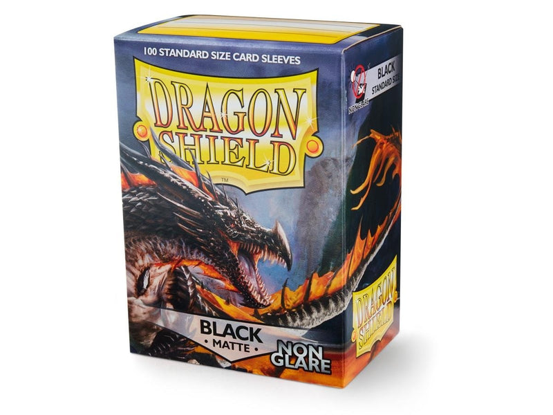 Sleeves - Dragon Shield - Box 100 - Non Glare - Black-1