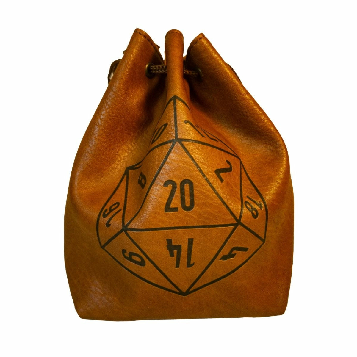 LPG Dice Bag - Large Brown-2