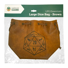 LPG Dice Bag - Large Brown-1