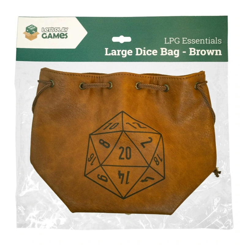 LPG Dice Bag - Large Brown-1