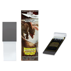 Sleeves - Dragon Shield - Perfect Fit Sealable - Standard - Smoke-1