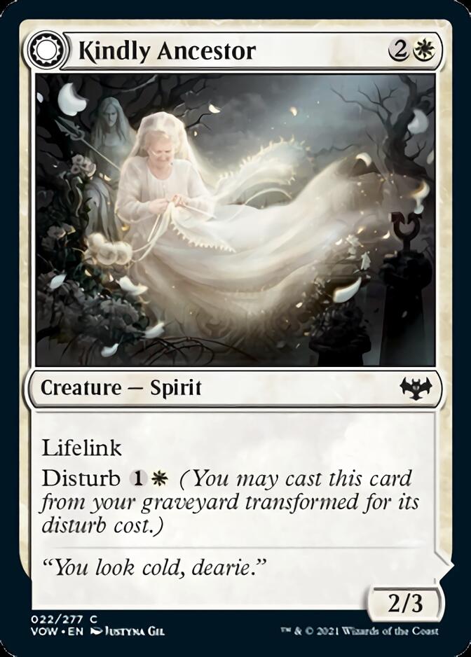 Kindly Ancestor // Ancestor's Embrace [Innistrad: Crimson Vow]-1