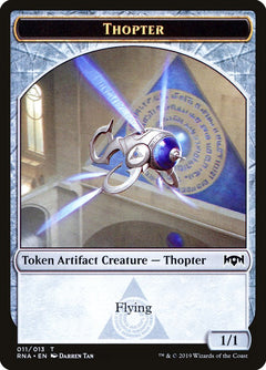 Bird // Thopter Double-Sided Token [Ravnica Allegiance Guild Kit Tokens]-2