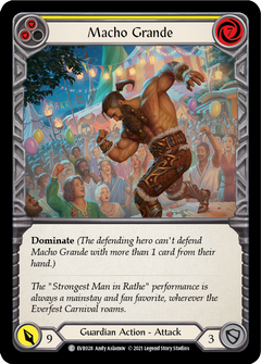 Macho Grande (Yellow) [EVR028] (Everfest)  1st Edition Normal-1