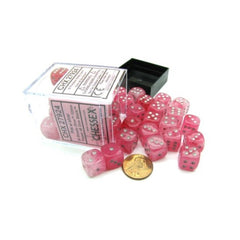 CHX 27924 Ghostly Glow 12mm d6 Pink/Silver Block (36)-1