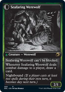 Suspicious Stowaway // Seafaring Werewolf [Innistrad: Double Feature]-2