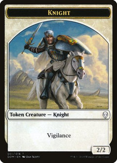 Knight Token (001) [Dominaria Tokens]-1
