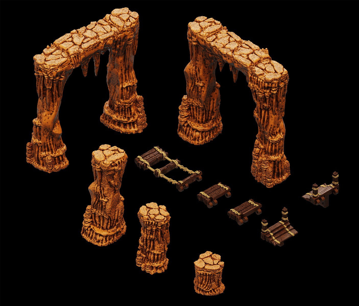 WarLock Tiles Accessory Dripstone Bridges-1
