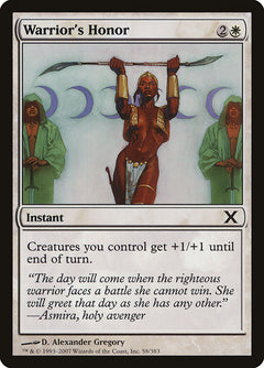 Warrior's Honor [Tenth Edition]-1