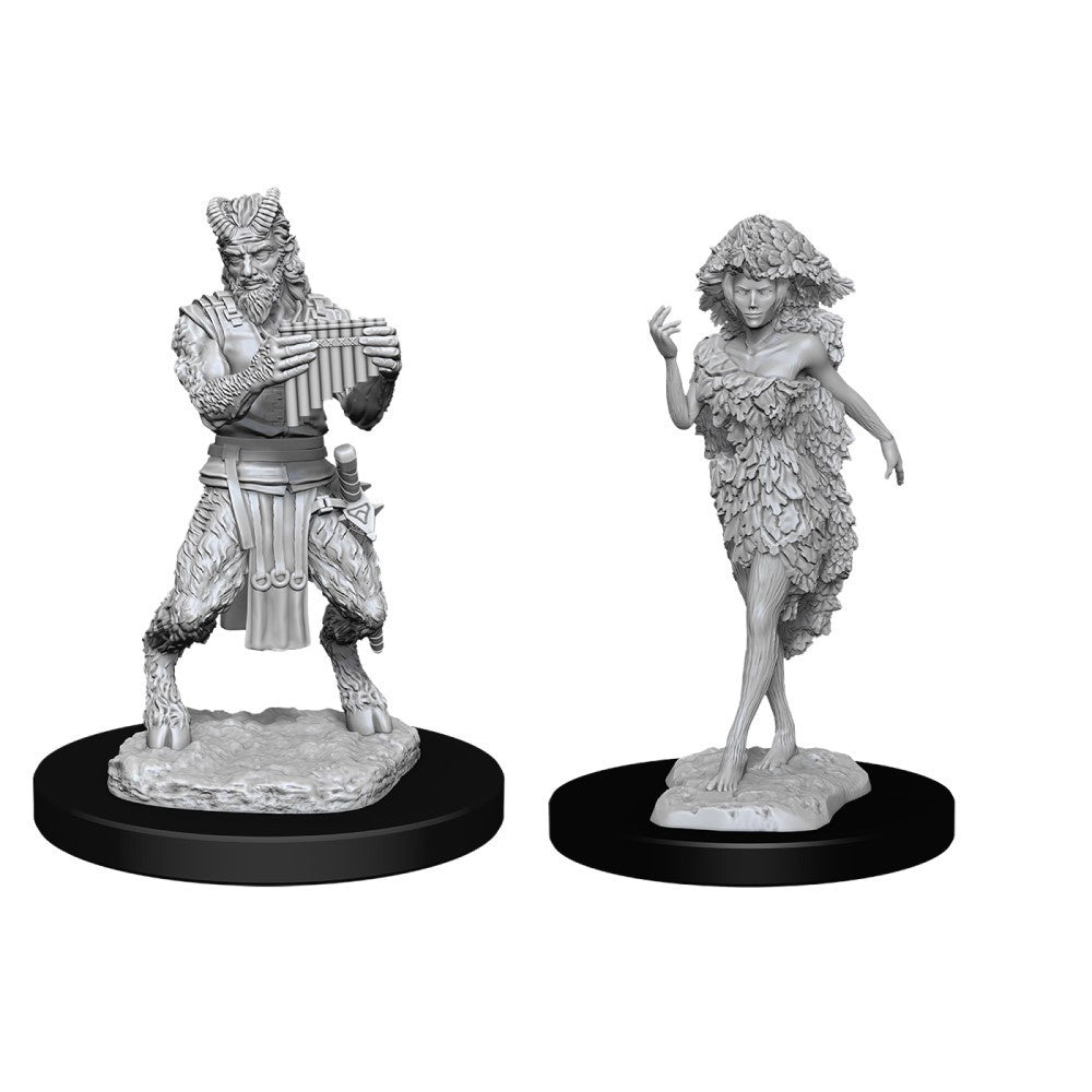 D&D Nolzurs Marvelous Unpainted Miniatures Satyr and Dryad-1
