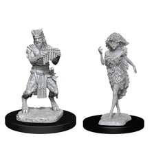 D&D Nolzurs Marvelous Unpainted Miniatures Satyr and Dryad-1