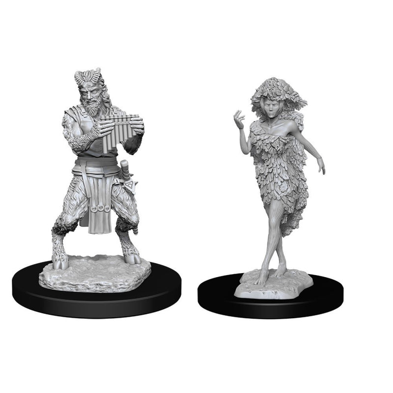D&D Nolzurs Marvelous Unpainted Miniatures Satyr and Dryad-1