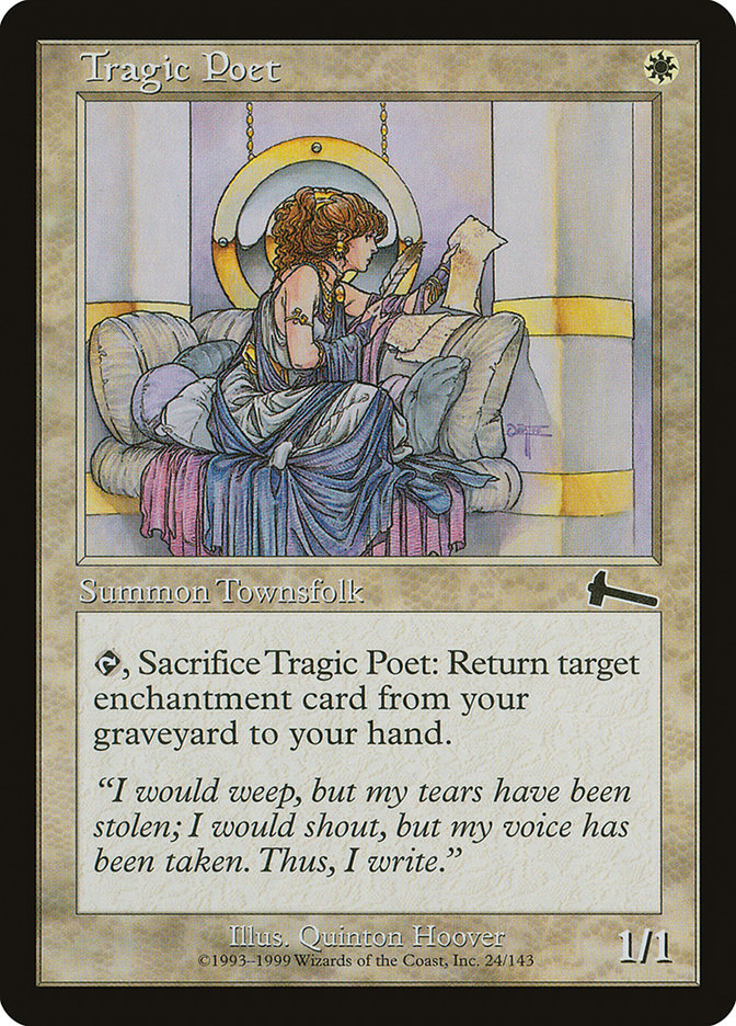 Tragic Poet [Urza's Legacy]-1