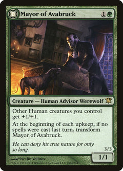 Mayor of Avabruck // Howlpack Alpha [Innistrad]-1