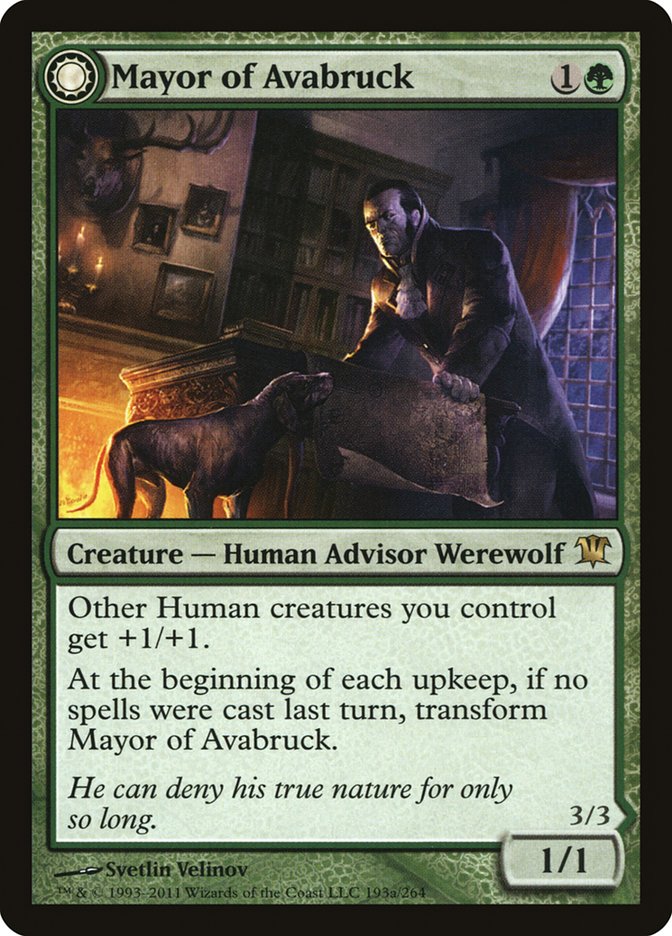 Mayor of Avabruck // Howlpack Alpha [Innistrad]-1