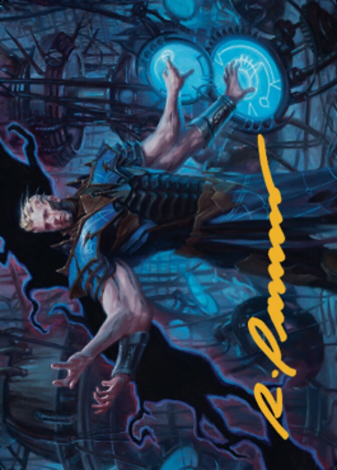 Ertai Resurrected Art Card 1 (Gold-Stamped Signature) [Dominaria United Art Series]-1