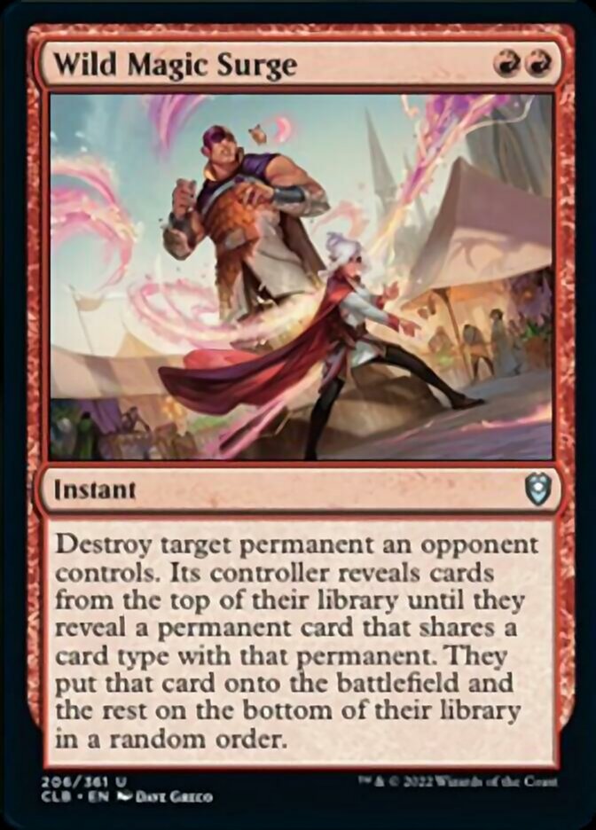 Wild Magic Surge [Commander Legends: Battle for Baldur's Gate]-1