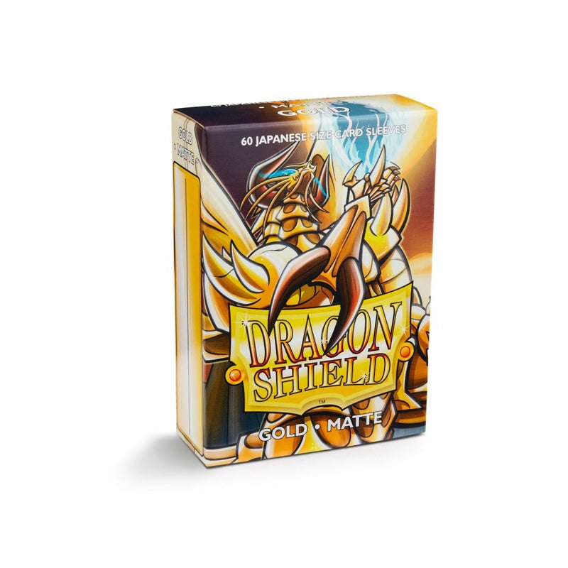 Sleeves - Dragon Shield Japanese - Box 60 - Gold Matte-1