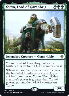 Yorvo, Lord of Garenbrig [Throne of Eldraine Prerelease Promos]-1