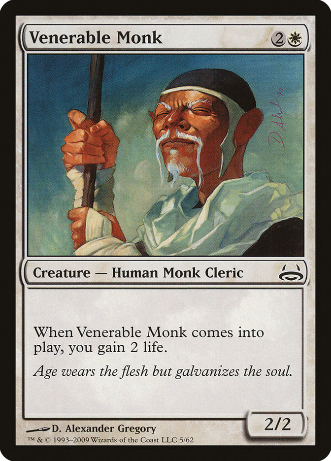 Venerable Monk [Duel Decks: Divine vs. Demonic]-1