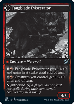 Fangblade Brigand // Fangblade Eviscerator [Innistrad: Double Feature]-2
