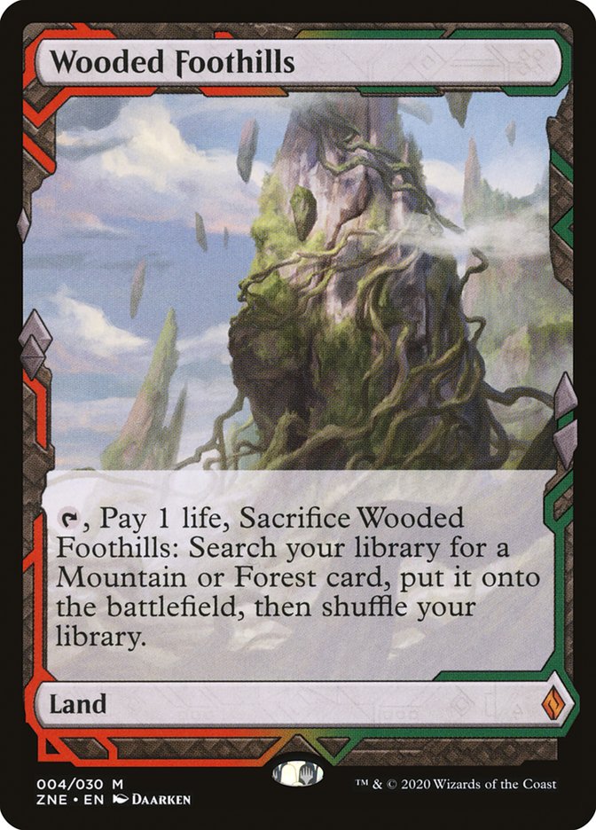 Wooded Foothills (Expeditions) [Zendikar Rising Expeditions]-1