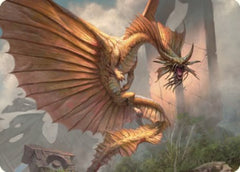 Ancient Gold Dragon Art Card (28) [Commander Legends: Battle for Baldur's Gate Art Series]-1
