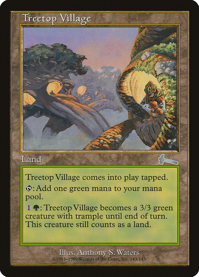 Treetop Village [Urza's Legacy]-1