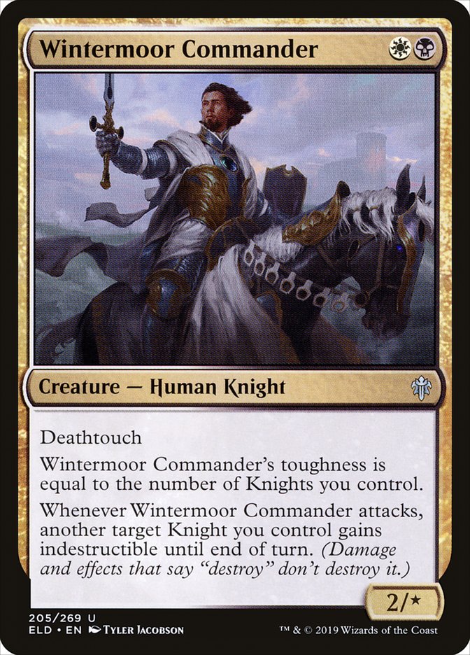 Wintermoor Commander [Throne of Eldraine]-1