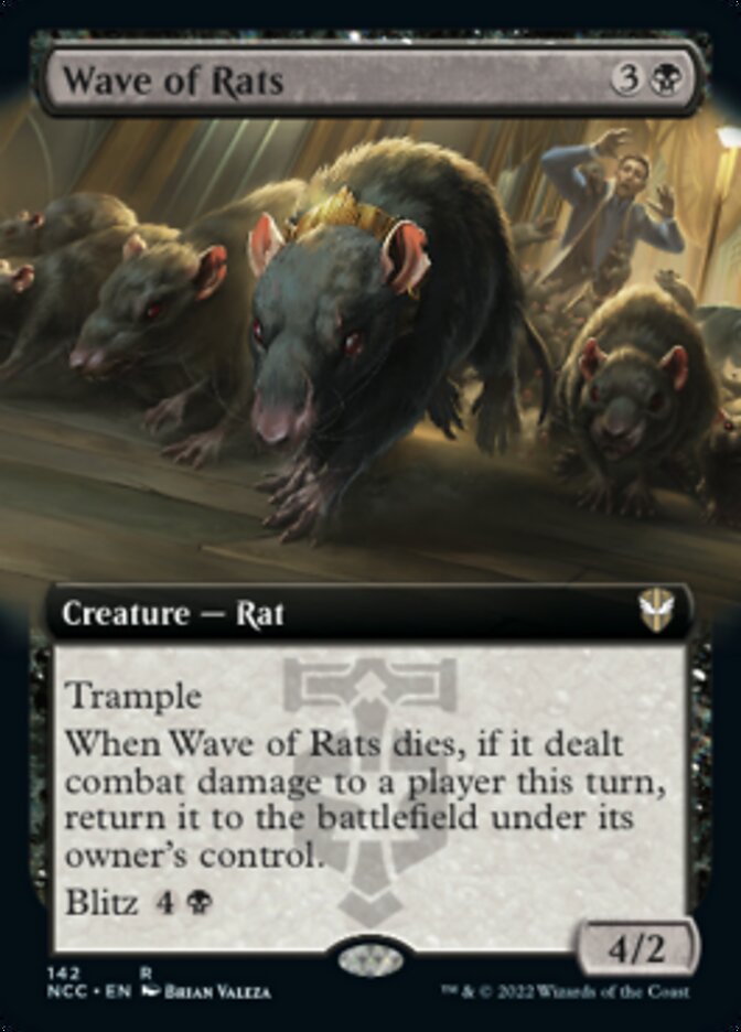 Wave of Rats (Extended Art) [Streets of New Capenna Commander]-1