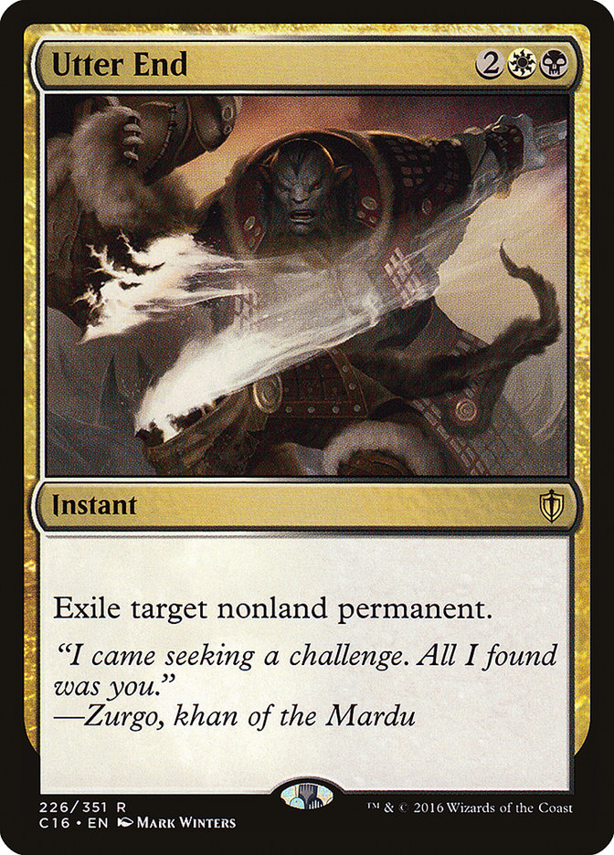 Utter End [Commander 2016]-1