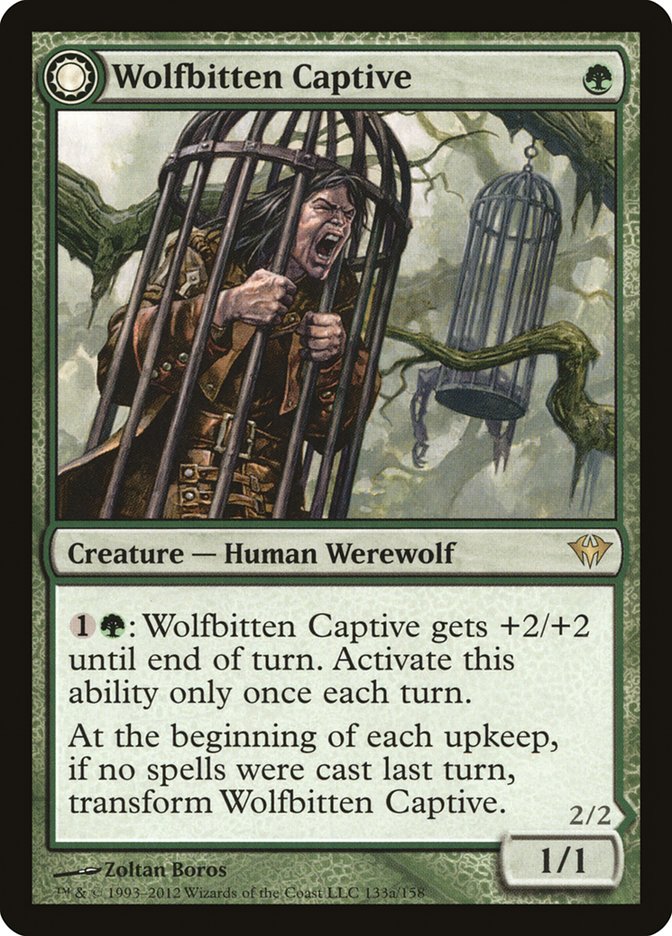 Wolfbitten Captive // Krallenhorde Killer [Dark Ascension]-1