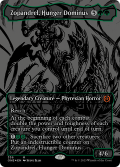 Zopandrel, Hunger Dominus (Oil Slick Raised Foil) [Phyrexia: All Will Be One]-1