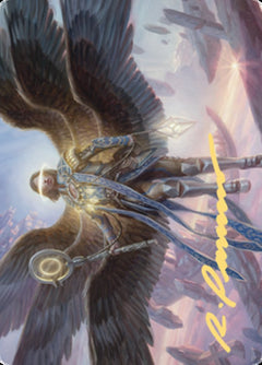 Angel of Destiny Art Card (Gold-Stamped Signature) [Zendikar Rising Art Series]-1