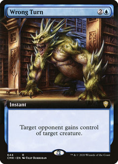 Wrong Turn (Extended Art) [Commander Legends]-1