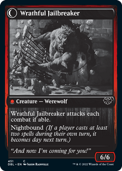 Weary Prisoner // Wrathful Jailbreaker [Innistrad: Double Feature]-2