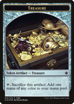 Vampire // Treasure Double-Sided Token [Friday Night Magic 2017]-2