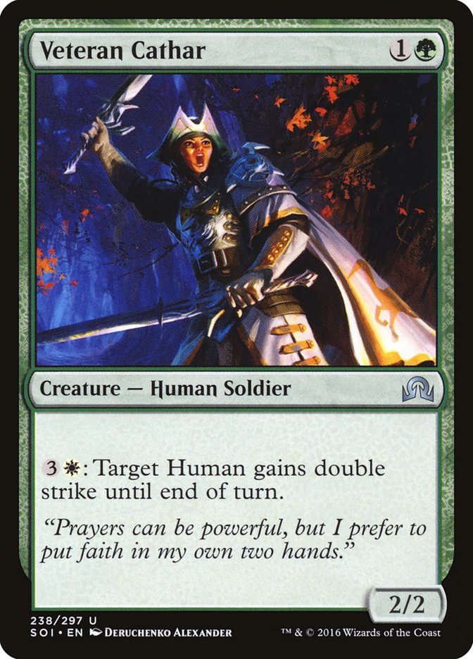 Veteran Cathar [Shadows over Innistrad]-1