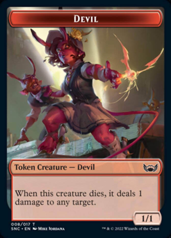 Devil Token [Streets of New Capenna Tokens]-1