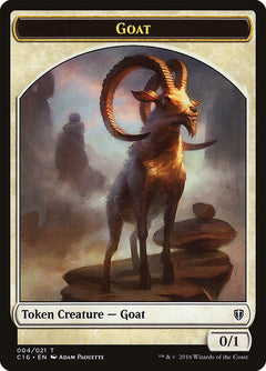 Goat // Thopter Double-Sided Token [Commander 2016 Tokens]-1