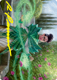 Kianne, Dean of Substance Art Card (Gold-Stamped Signature) [Strixhaven: School of Mages Art Series]-1