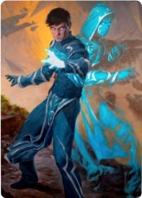 Jace, Mirror Mage 1 Art Card [Zendikar Rising Art Series]-1