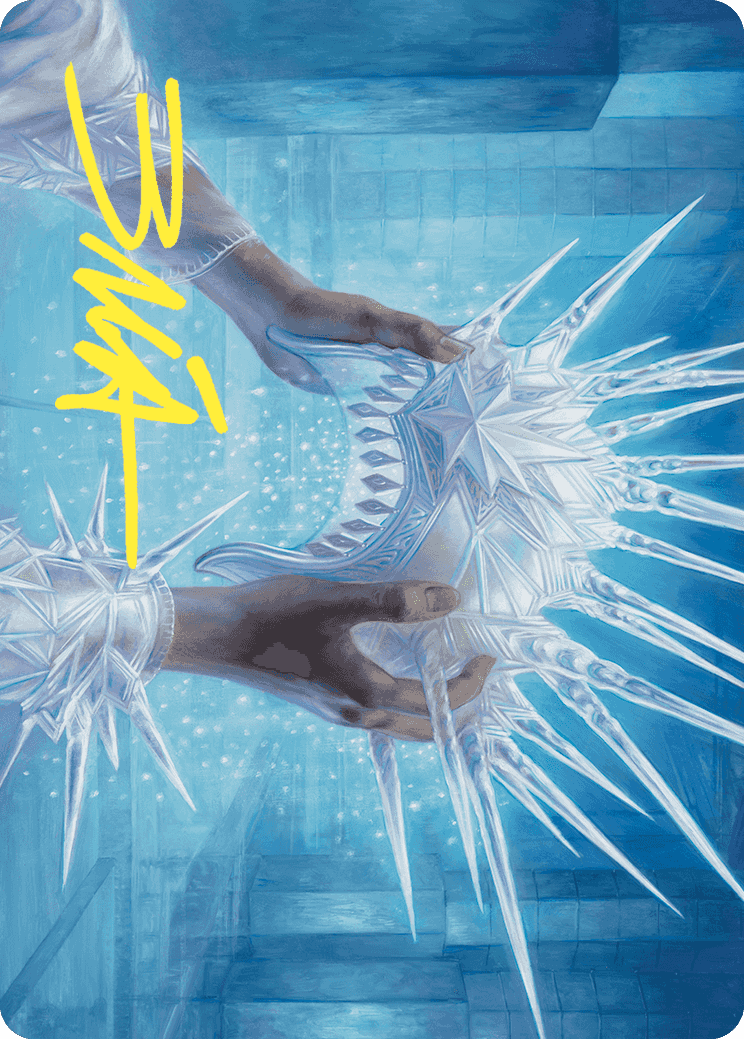 Hylda's Crown of Winter Art Card (Gold-Stamped Signature) [Wilds of Eldraine Art Series]-1