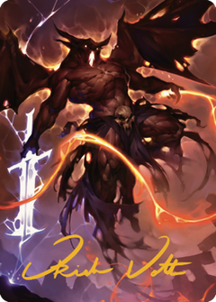 Balor Art Card (Gold-Stamped Signature) [Commander Legends: Battle for Baldur's Gate Art Series]-1